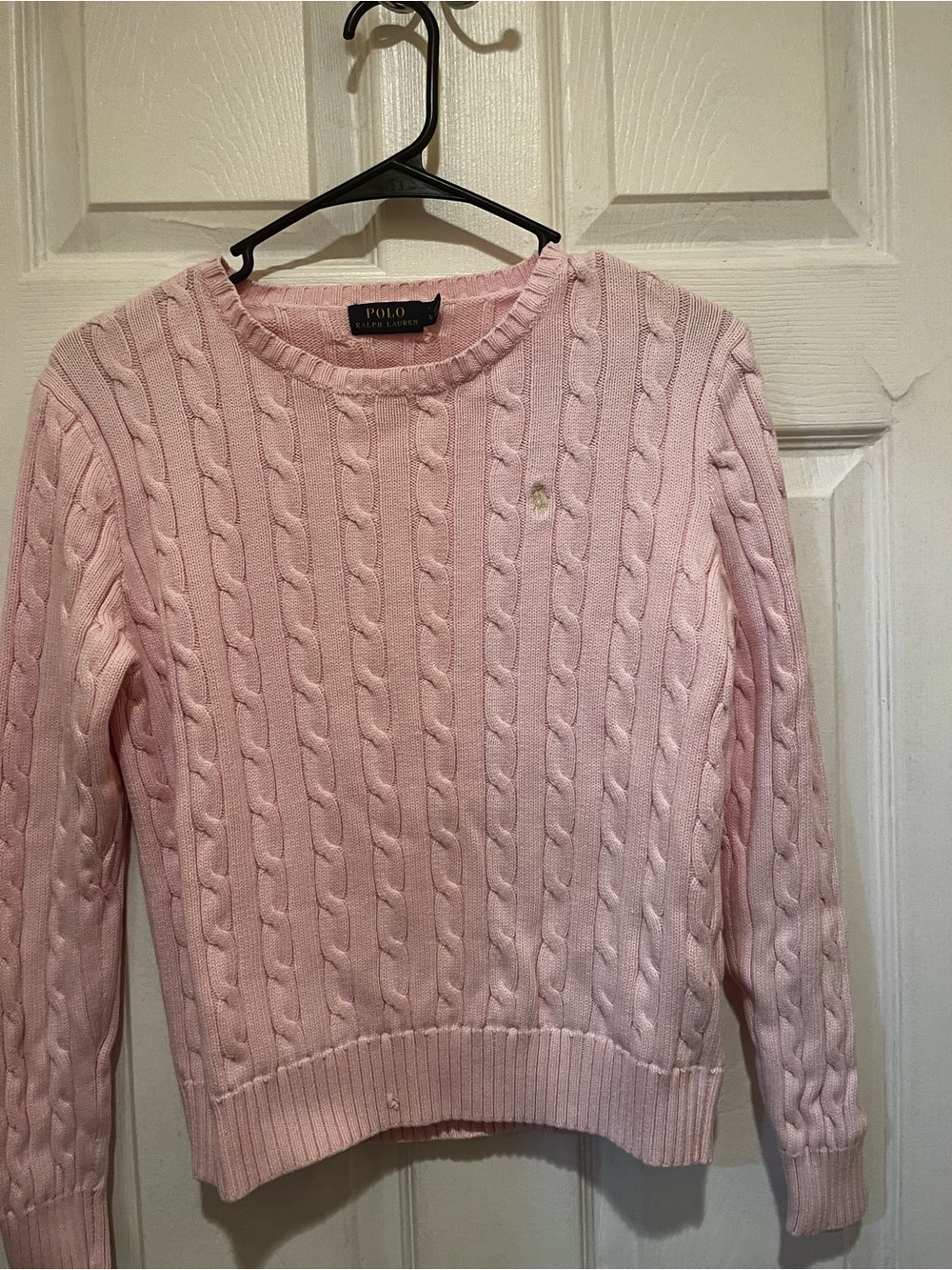 Polo by Ralph Lauren Pink sweater. Girls large, woman’s extra small.